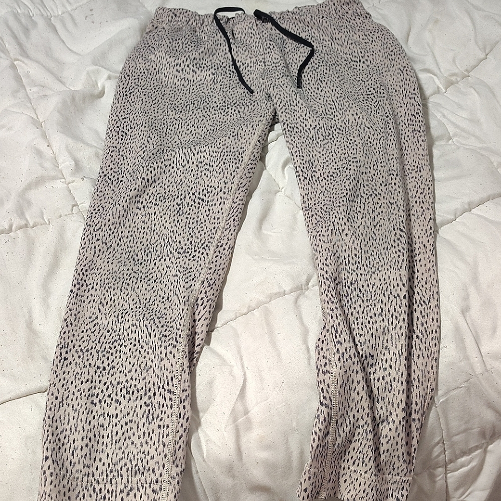 lululemon athletica Pink/Black Speckled Jogger Track Pants